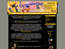 Tablet Screenshot of carnevalsartikel.de
